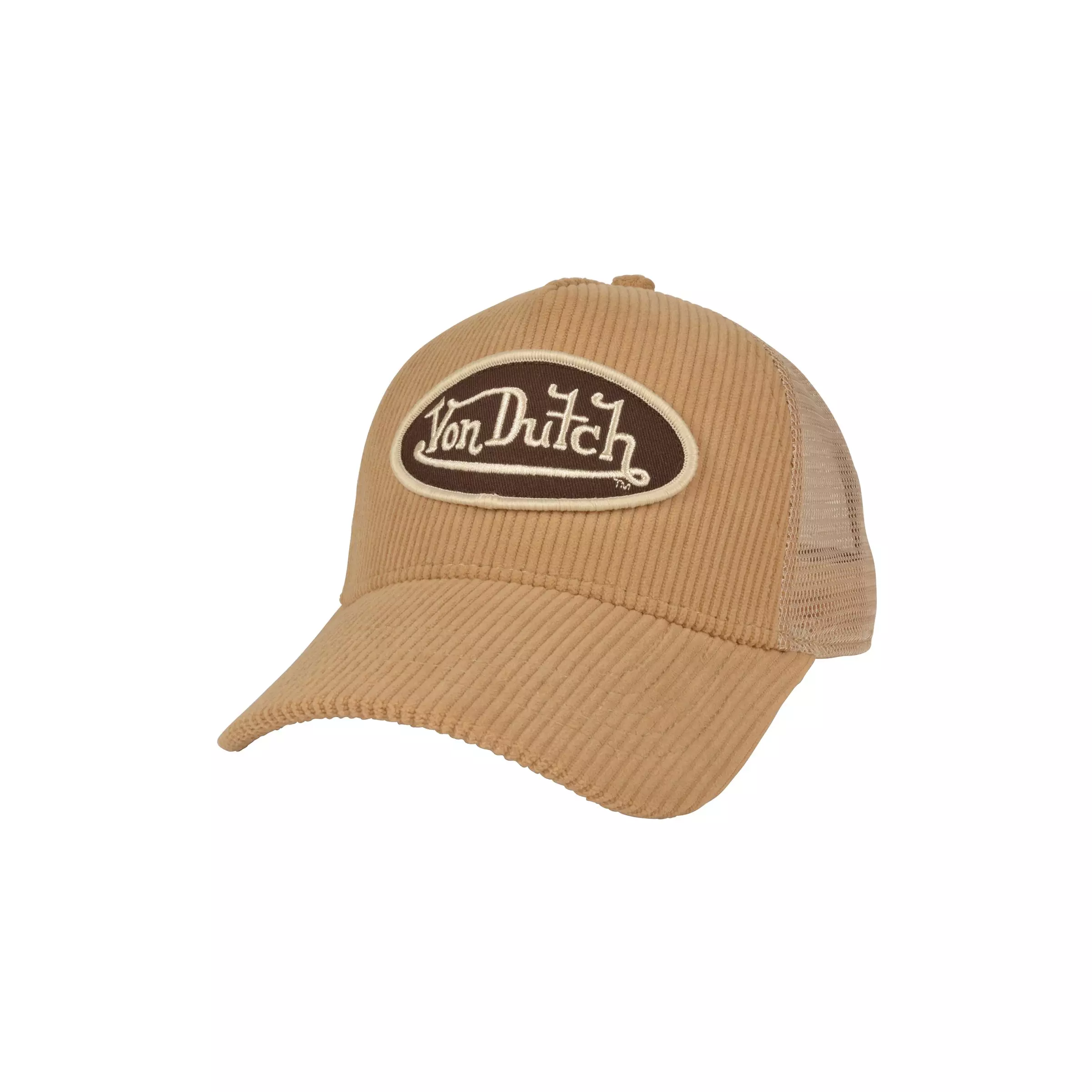 Von Dutch Corduroy Trucker Snapback Khaki | Hibbett